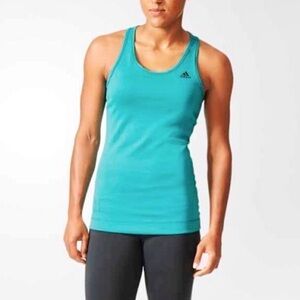 NWT - Adidas Women's Aqua Turquoise Tank Top Size S